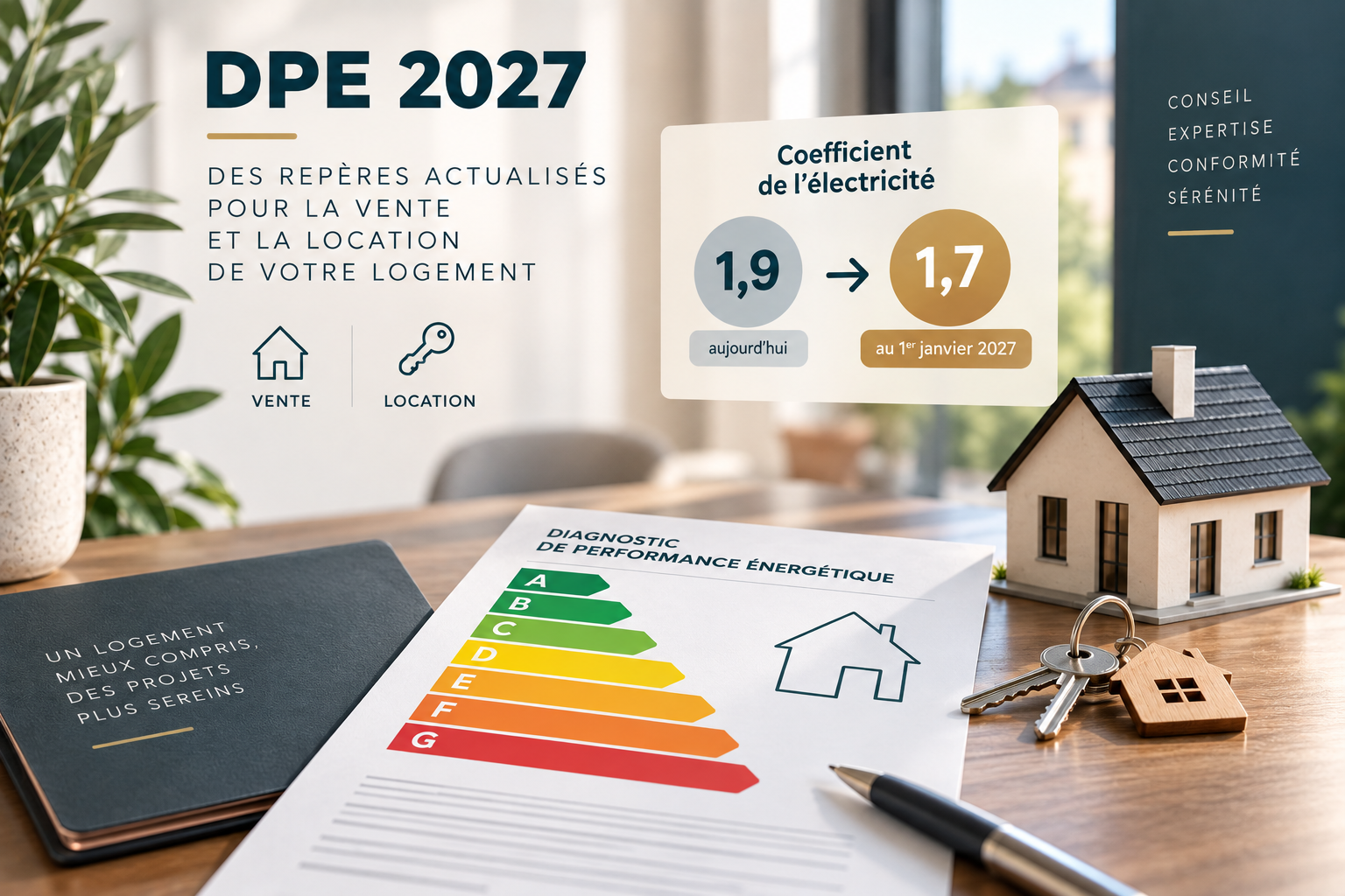 DPE 2027 : des repères actualisés pour la vente et la location de votre logement